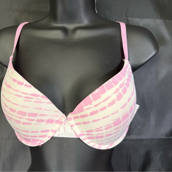 Hurley Pink and White Women's Bra Set Sz 38C - Picture 7 of 14
